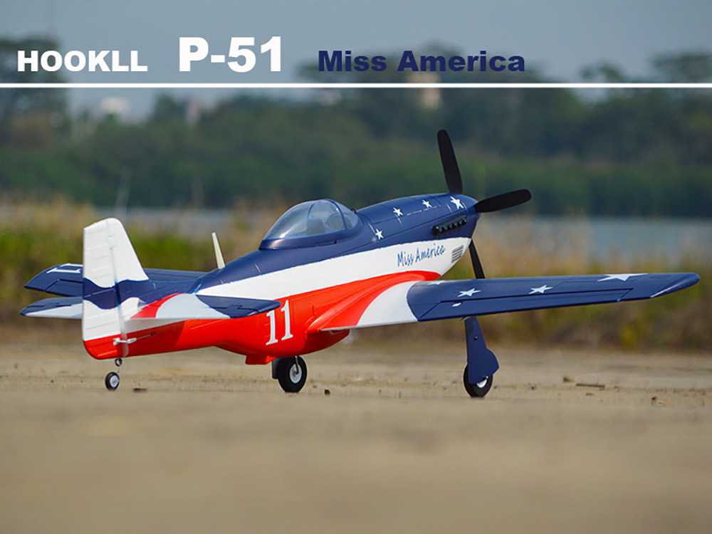 HOOKLL-P51-Miss-America-1200mm-Spannweite-EPO-RC-Flugzeug-Kriegsflugzeug-BausatzPNP-2003101-1